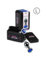 PLUG ANAL METÁLICO AZUL CON BASE BRILLANTE DE LA MARCA SECRETPLAY TOYS