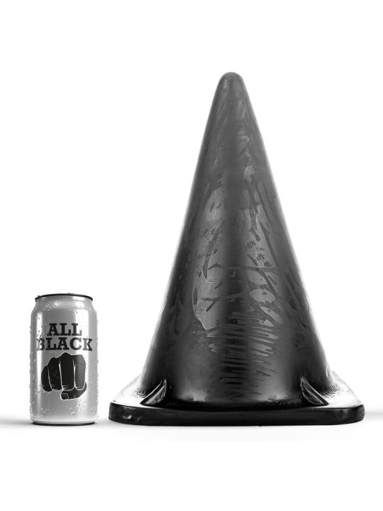 PLUG ANAL TRIANGULAR 30 CM ALLBLACK PVC DE LA MARCA ALL BLACK