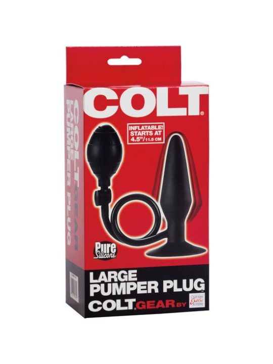PLUG HINCHABLE ANAL COLT LARGE PUMPER SILICONA SEGURO DE LA MARCA CALEXOTICS