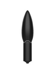 PLUG ANAL VIBRADOR CON ANILLO ERÓTICO DE SILICONA DE LA MARCA ADDICTED TOYS