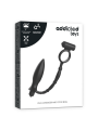 PLUG ANAL VIBRADOR CON ANILLO ERÓTICO DE SILICONA DE LA MARCA ADDICTED TOYS