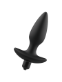 PLUG ANAL VIBRADOR SILICONA SUAVE 8CM DE LA MARCA ADDICTED TOYS