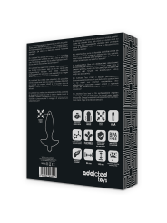 PLUG ANAL VIBRADOR SILICONA SUAVE 8CM DE LA MARCA ADDICTED TOYS