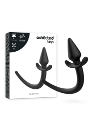 PLUG ANAL COLITA CACHORRO SILICONA SUAVE DE LA MARCA ADDICTED TOYS