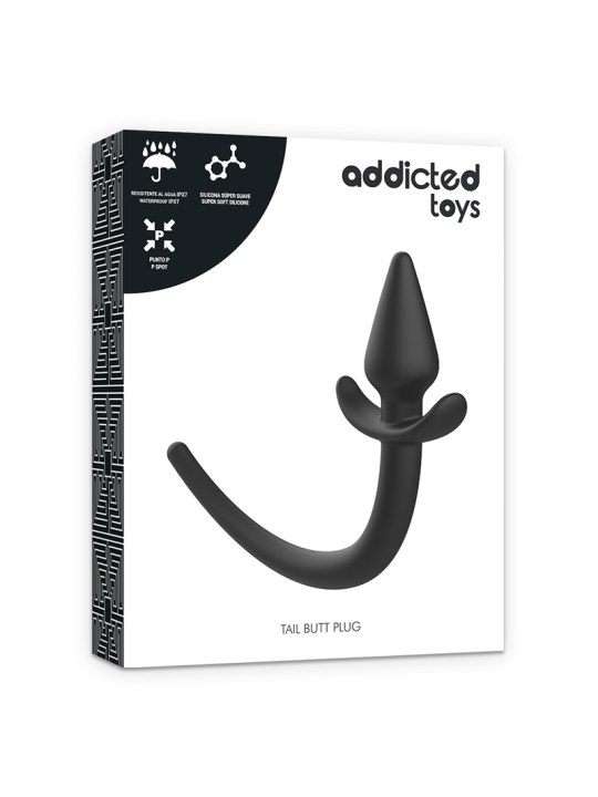 PLUG ANAL COLITA CACHORRO SILICONA SUAVE DE LA MARCA ADDICTED TOYS