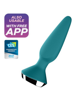 PLUG VIBRADOR ANAL CON APP CONTROL SATISFYER VERDE DE LA MARCA SATISFYER CONNECT