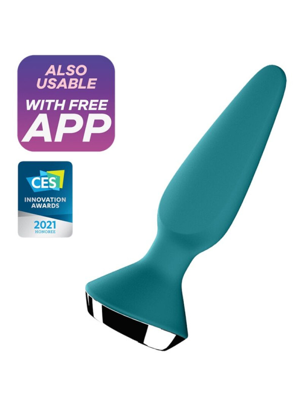 PLUG VIBRADOR ANAL CON APP CONTROL SATISFYER VERDE DE LA MARCA SATISFYER CONNECT