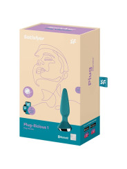 PLUG VIBRADOR ANAL CON APP CONTROL SATISFYER VERDE DE LA MARCA SATISFYER CONNECT