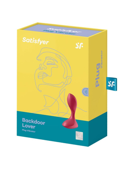 VIBRADOR ANAL SATISFYER BACKDOOR LOVER SILICONA UNISEX DE LA MARCA SATISFYER PLUGS