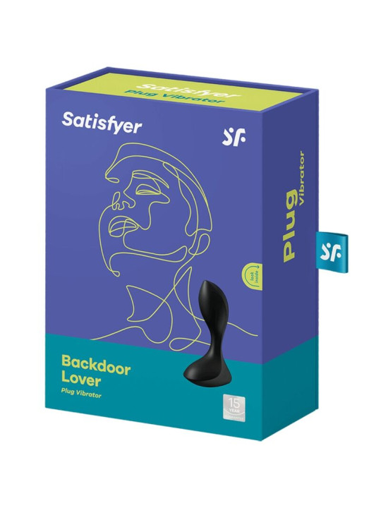 VIBRADOR ANAL SATISFYER BACKDOOR LOVER SILICONA UNISEX DE LA MARCA SATISFYER PLUGS
