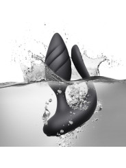 VIBRADOR COCKTAIL DUAL CONTROL REMOTO - NEGRO DE LA MARCA ROCKS-OFF
