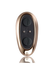 VIBRADOR COCKTAIL DUAL CONTROL REMOTO - NEGRO DE LA MARCA ROCKS-OFF
