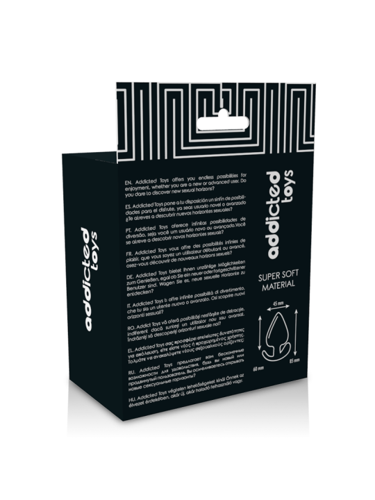 PLUG ANAL SILICONA SUAVE 8.5 CM - ADDICTED TOYS DE LA MARCA ADDICTED TOYS