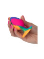 PLUG ANAL TIE-DYE SILICONA SEGURA Y FLEXIBLE DE LA MARCA CALEXOTICS