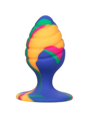 PLUG ANAL CHEEKY MEDIANO SWIRL SILICONA SEGURA DE LA MARCA CALEXOTICS