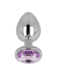 PLUG ANAL CON CRISTAL VIOLETA 8 CM DE LA MARCA OHMAMA ANAL
