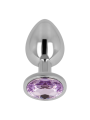 PLUG ANAL CON CRISTAL VIOLETA 8 CM DE LA MARCA OHMAMA ANAL