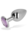 PLUG ANAL CON CRISTAL VIOLETA 8 CM DE LA MARCA OHMAMA ANAL