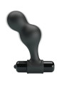 PLUG ANAL VIBRADOR SILICONA 10 MODOS NEGRO DE LA MARCA MR PLAY