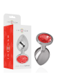 PLUG ANAL METAL CON JOYA BRILLANTE TALLA M DE LA MARCA INTENSE ANAL TOYS