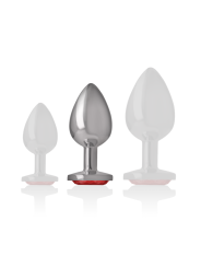 PLUG ANAL METAL CON JOYA BRILLANTE TALLA M DE LA MARCA INTENSE ANAL TOYS