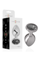 PLUG ANAL METAL CON JOYA BRILLANTE TALLA S DE LA MARCA INTENSE ANAL TOYS
