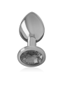 PLUG ANAL METAL CON JOYA BRILLANTE TALLA S DE LA MARCA INTENSE ANAL TOYS
