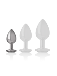 PLUG ANAL METAL CON JOYA BRILLANTE TALLA S DE LA MARCA INTENSE ANAL TOYS