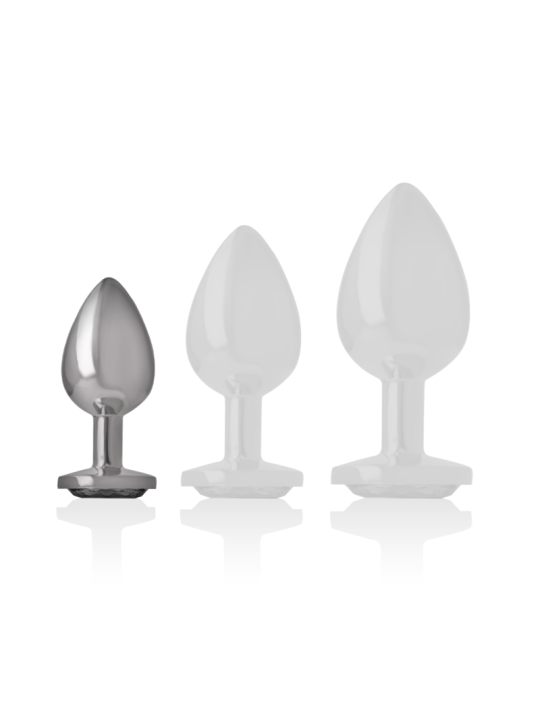 PLUG ANAL METAL CON JOYA BRILLANTE TALLA S DE LA MARCA INTENSE ANAL TOYS