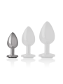 PLUG ANAL METAL CON JOYA BRILLANTE TALLA S DE LA MARCA INTENSE ANAL TOYS
