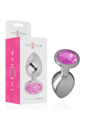 PLUG ANAL METAL CON JOYA BRILLANTE TALLA S DE LA MARCA INTENSE ANAL TOYS