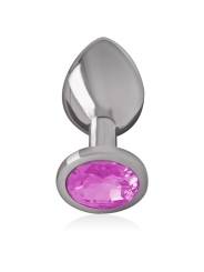 PLUG ANAL METAL CON JOYA BRILLANTE TALLA S DE LA MARCA INTENSE ANAL TOYS