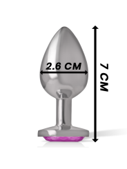 PLUG ANAL METAL CON JOYA BRILLANTE TALLA S DE LA MARCA INTENSE ANAL TOYS