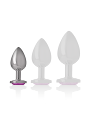 PLUG ANAL METAL CON JOYA BRILLANTE TALLA S DE LA MARCA INTENSE ANAL TOYS