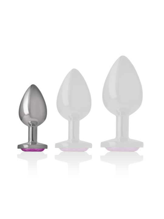 PLUG ANAL METAL CON JOYA BRILLANTE TALLA S DE LA MARCA INTENSE ANAL TOYS