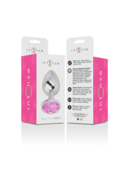PLUG ANAL METAL CON JOYA BRILLANTE TALLA S DE LA MARCA INTENSE ANAL TOYS
