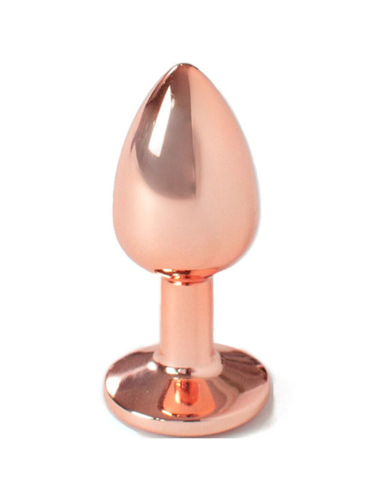 PLUG ANAL METAL ORO ROSA 7 CM - INICIACIÓN SEXO ANAL DE LA MARCA SECRETPLAY TOYS