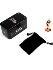 PLUG ANAL METAL ORO ROSA 7 CM - INICIACIÓN SEXO ANAL DE LA MARCA SECRETPLAY TOYS