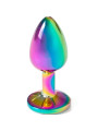 PLUG ANAL METÁLICO MULTICOLOR 7 CM - INICIACIÓN SEGURA DE LA MARCA SECRETPLAY TOYS