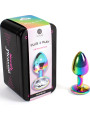 PLUG ANAL METÁLICO MULTICOLOR 7 CM - INICIACIÓN SEGURA DE LA MARCA SECRETPLAY TOYS