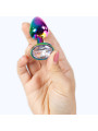 PLUG ANAL METÁLICO MULTICOLOR 7 CM - INICIACIÓN SEGURA DE LA MARCA SECRETPLAY TOYS
