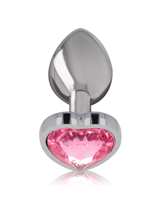 PLUG ANAL METAL JOYA DIAMANTE ROSA TALLA S DE LA MARCA INTENSE ANAL TOYS
