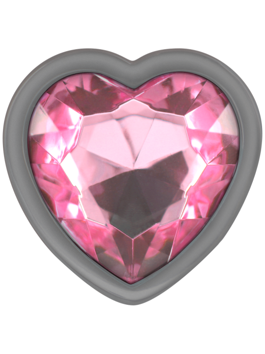 PLUG ANAL METAL JOYA DIAMANTE ROSA TALLA S DE LA MARCA INTENSE ANAL TOYS