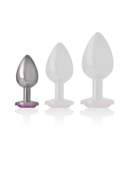 PLUG ANAL METAL JOYA DIAMANTE ROSA TALLA S DE LA MARCA INTENSE ANAL TOYS