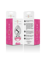PLUG ANAL METAL JOYA DIAMANTE ROSA TALLA S DE LA MARCA INTENSE ANAL TOYS