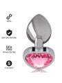 PLUG ANAL METAL JOYA DIAMANTE ROSA TALLA S DE LA MARCA INTENSE ANAL TOYS