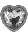 PLUG ANAL METAL JOYA DIAMANTE BLANCO TALLA M DE LA MARCA INTENSE ANAL TOYS