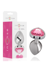 PLUG ANAL METAL JOYA DIAMANTE TALLA L INTENSE DE LA MARCA INTENSE ANAL TOYS