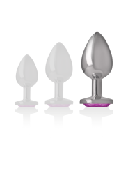PLUG ANAL METAL JOYA DIAMANTE TALLA L INTENSE DE LA MARCA INTENSE ANAL TOYS