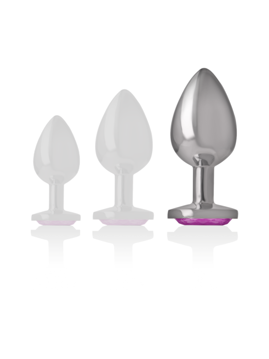 PLUG ANAL METAL JOYA DIAMANTE TALLA L INTENSE DE LA MARCA INTENSE ANAL TOYS